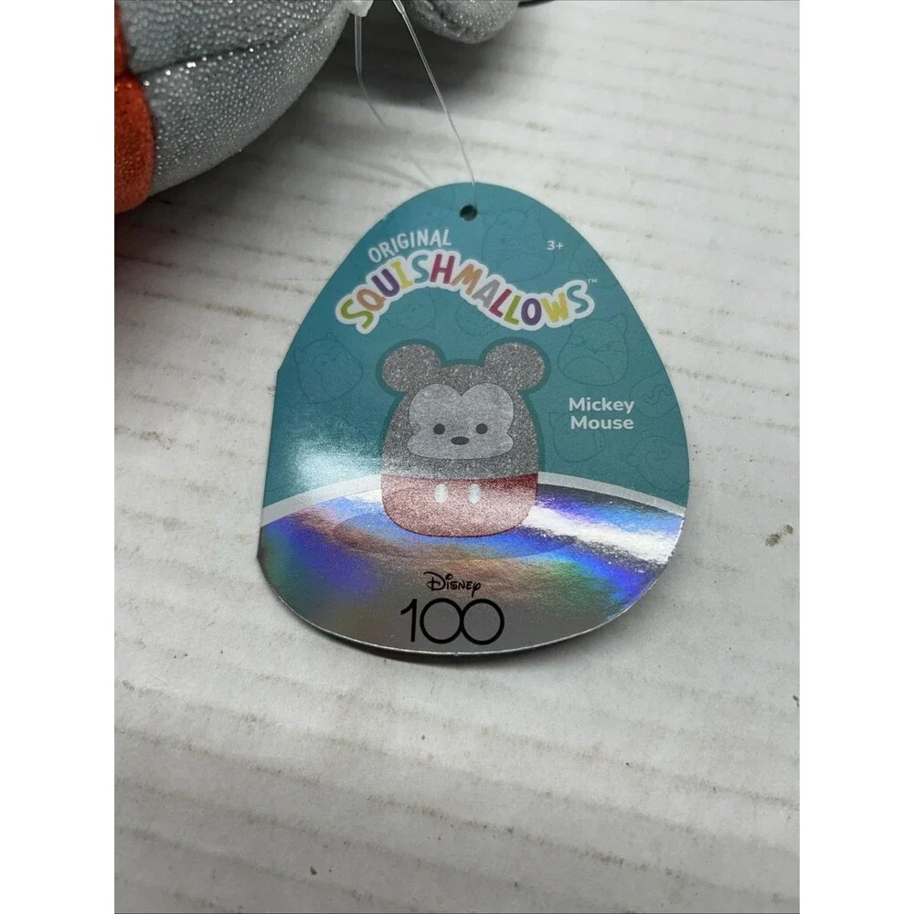 Squishmallows Mickey Mouse Disney 100 11986-7 New With Tags